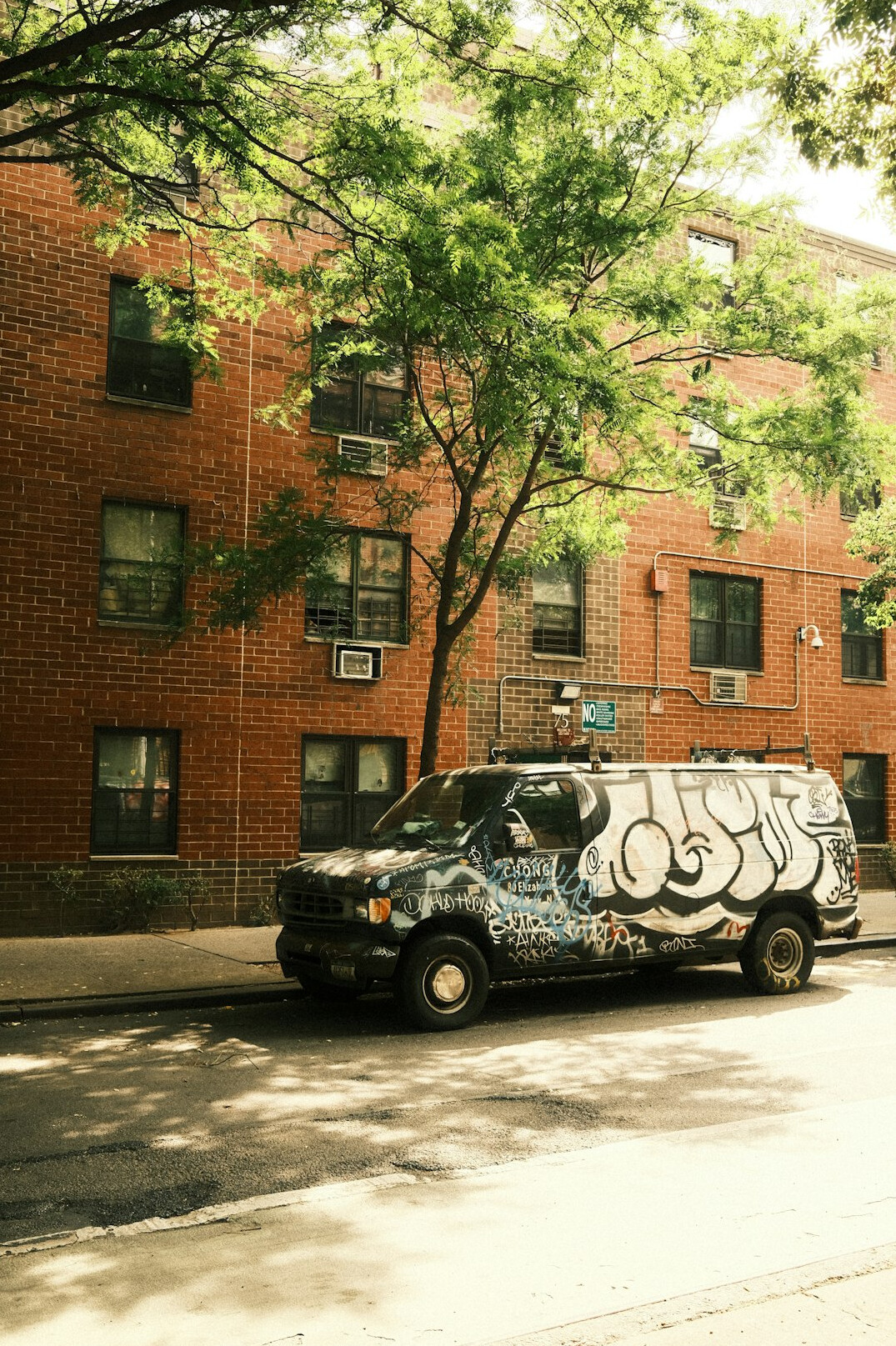 Outside broadcast van with satellite uplink equipment